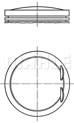 Mahle Kolben [Hersteller-Nr. 028PI00128000] für Audi, Seat, Skoda, VW von MAHLE