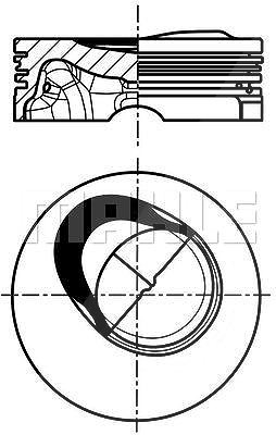 Mahle Kolben [Hersteller-Nr. 028PI00130000] für Skoda, Audi, VW, Seat von MAHLE