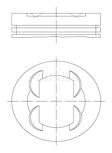 Kolben Kompatibel mit Hyundai KIA Ix35 Sonata V 2008-2015 von Autoteile Gocht von MAHLE