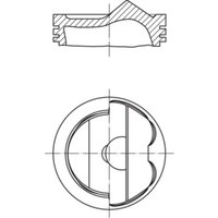 Kolben MAHLE 028 PI 00124 000 von Mahle