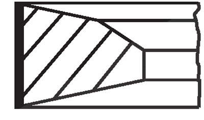 Mahle Kolbenringsatz [Hersteller-Nr. 001RS111160N0] für Mercedes-Benz von MAHLE