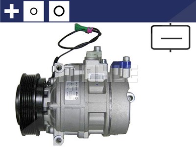 Mahle Kompressor, Klimaanlage [Hersteller-Nr. ACP1073000S] für Audi, Porsche, Skoda, VW von MAHLE