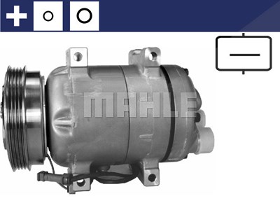 Mahle Kompressor, Klimaanlage [Hersteller-Nr. ACP53000S] für Audi, VW von MAHLE