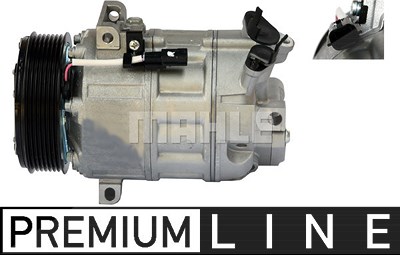 Mahle Kompressor, Klimaanlage [Hersteller-Nr. ACP72000P] für Nissan, Opel, Renault von MAHLE