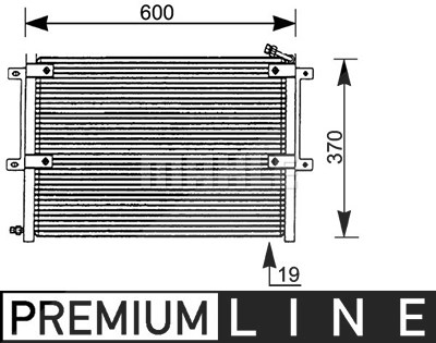 Mahle Kondensator, Klimaanlage [Hersteller-Nr. AC171000P] für VW, Seat von MAHLE