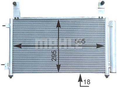 Mahle Kondensator, Klimaanlage [Hersteller-Nr. AC435000S] für Chevrolet von MAHLE