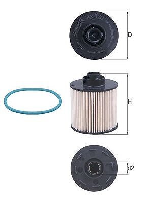 Mahle Kraftstofffilter [Hersteller-Nr. KX420D] für Citroën, Ds, Ford, Ford Usa, Opel, Peugeot, Toyota von MAHLE