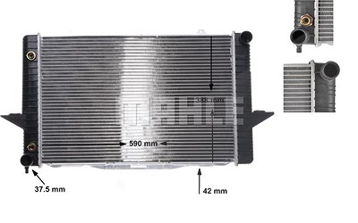 Mahle Kühler, Motorkühlung [Hersteller-Nr. CR164000S] für Volvo von MAHLE