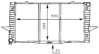 Mahle Kühler, Motorkühlung [Hersteller-Nr. CR165000S] für Volvo von MAHLE