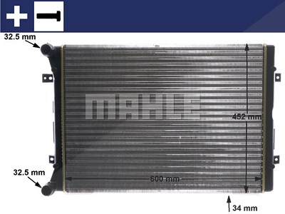 Mahle Kühler, Motorkühlung [Hersteller-Nr. CR2038000S] für Ford, Seat, VW von MAHLE