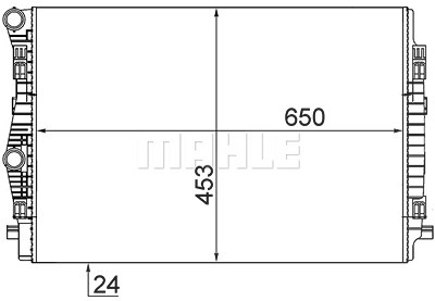 Mahle Kühler, Motorkühlung [Hersteller-Nr. CR2055001S] für Audi, Seat, Skoda, VW von MAHLE