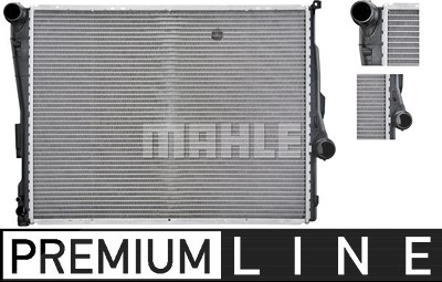 Mahle Kühler, Motorkühlung [Hersteller-Nr. CR458000P] für BMW von MAHLE