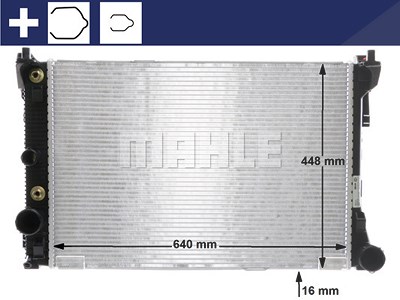 Mahle Kühler, Motorkühlung [Hersteller-Nr. CR988000S] für Mercedes-Benz von MAHLE