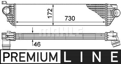 Mahle Ladeluftkühler [Hersteller-Nr. CI386000P] für Renault von MAHLE