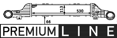 Mahle Ladeluftkühler [Hersteller-Nr. CI70000P] für Mercedes-Benz von MAHLE