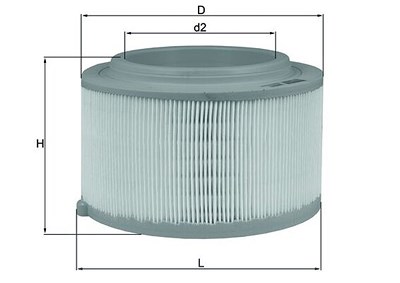 Mahle Luftfilter [Hersteller-Nr. LX3458] für Ford von MAHLE