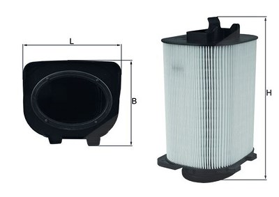 Mahle Luftfilter [Hersteller-Nr. LX3775] für Infiniti, Mercedes-Benz von MAHLE