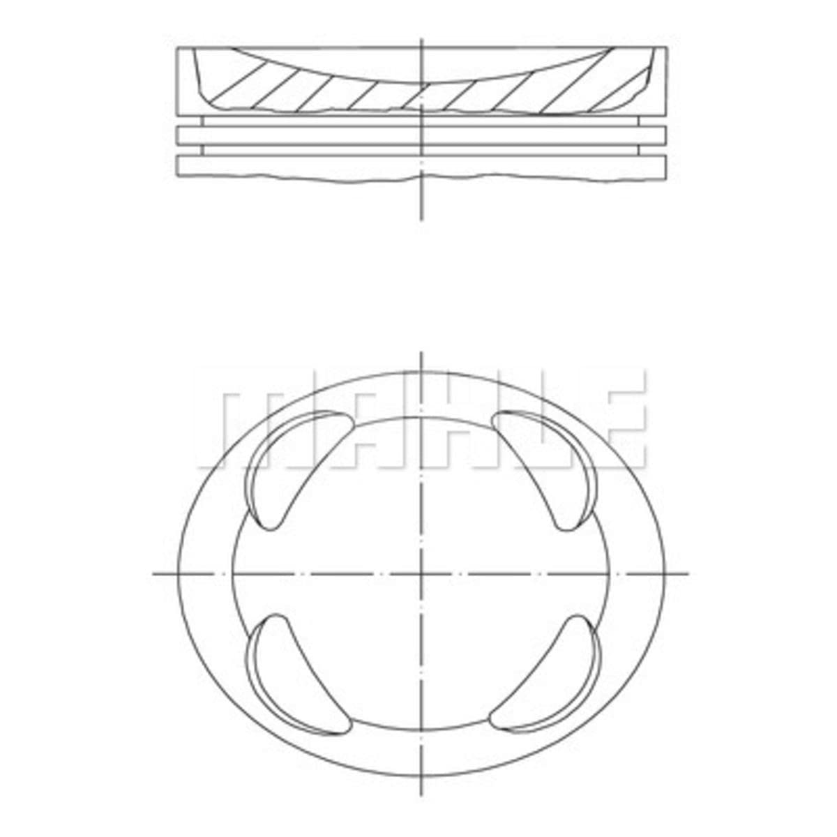 MAHLE 081 PI 00104 001 Motorblöcke von MAHLE