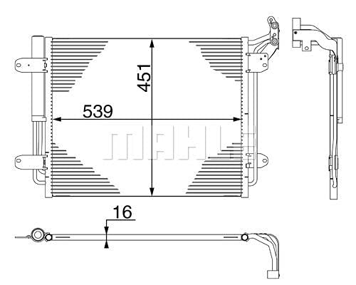 MAHLE AC 12 000S A/C-Kondensator BEHR von MAHLE