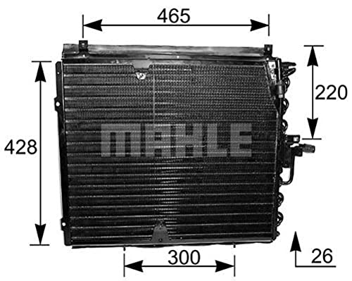 MAHLE AC 133 000S A/C-Kondensator BEHR von MAHLE