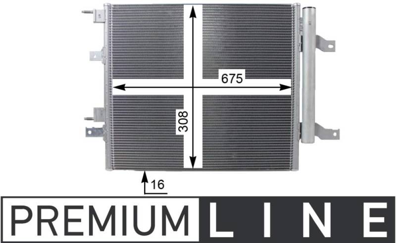 MAHLE AC 268 000P A/C-Kondensator BEHR PREMIUM LINE von MAHLE