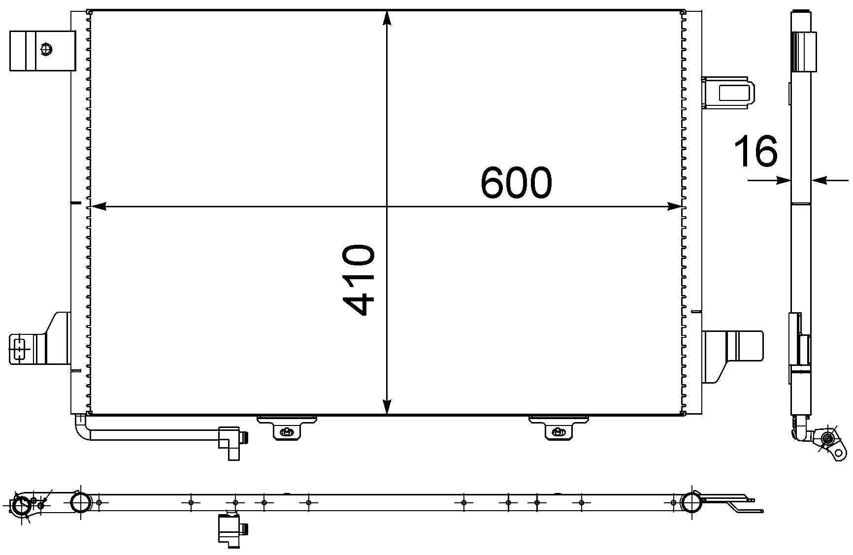 MAHLE AC 369 000S A/C-Kondensator BEHR von MAHLE