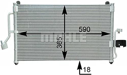 MAHLE AC 418 000S A/C-Kondensator BEHR von MAHLE