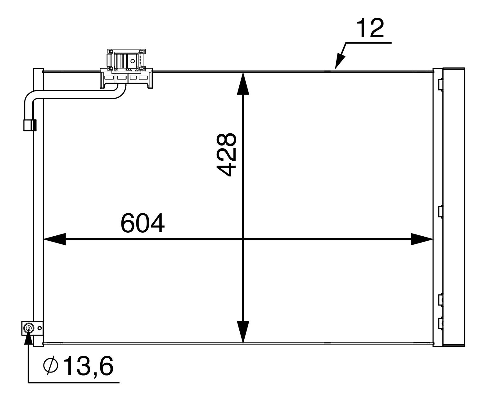 MAHLE AC 51 000S A/C-Kondensator BEHR von MAHLE