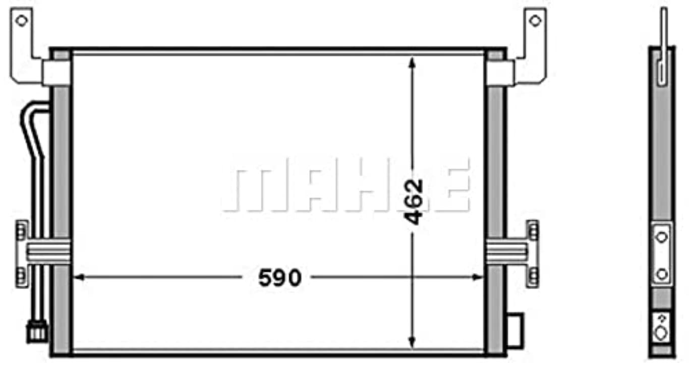 MAHLE AC 524 000S A/C-Kondensator BEHR von MAHLE