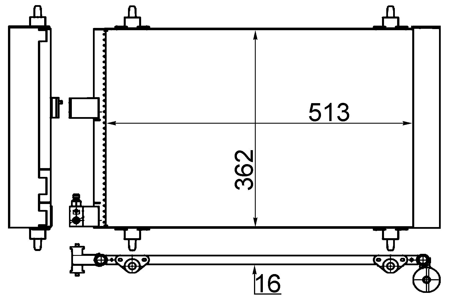 MAHLE AC 585 001S A/C-Kondensator BEHR von MAHLE