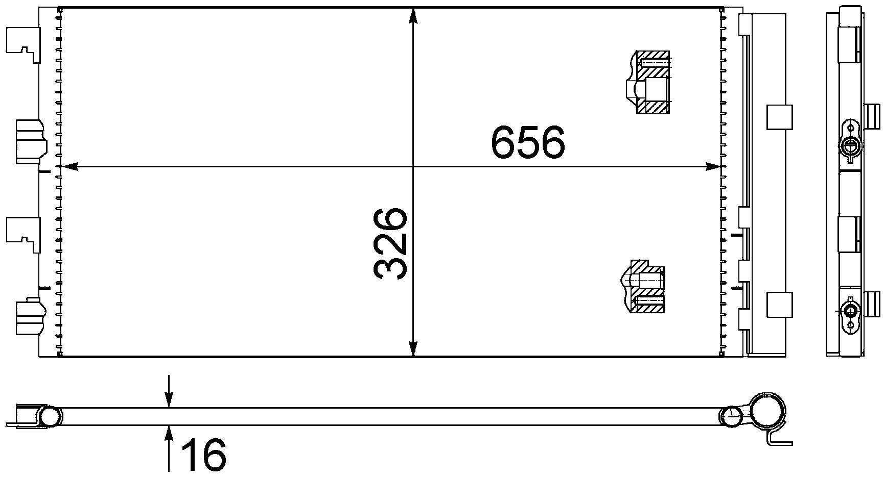 MAHLE AC 724 000S Kondensator Klimaanlage mit Trockner u.a. passend für DACIA DUSTER (HS_) von MAHLE