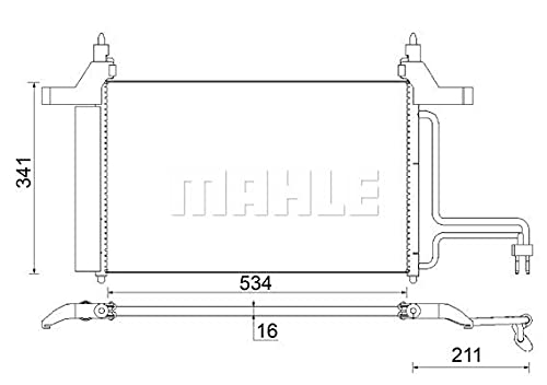 MAHLE AC 790 000S A/C-Kondensator BEHR von MAHLE