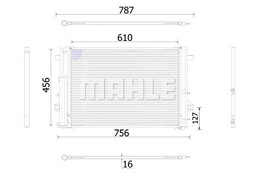 MAHLE AC 933 000S A/C-Kondensator BEHR von MAHLE