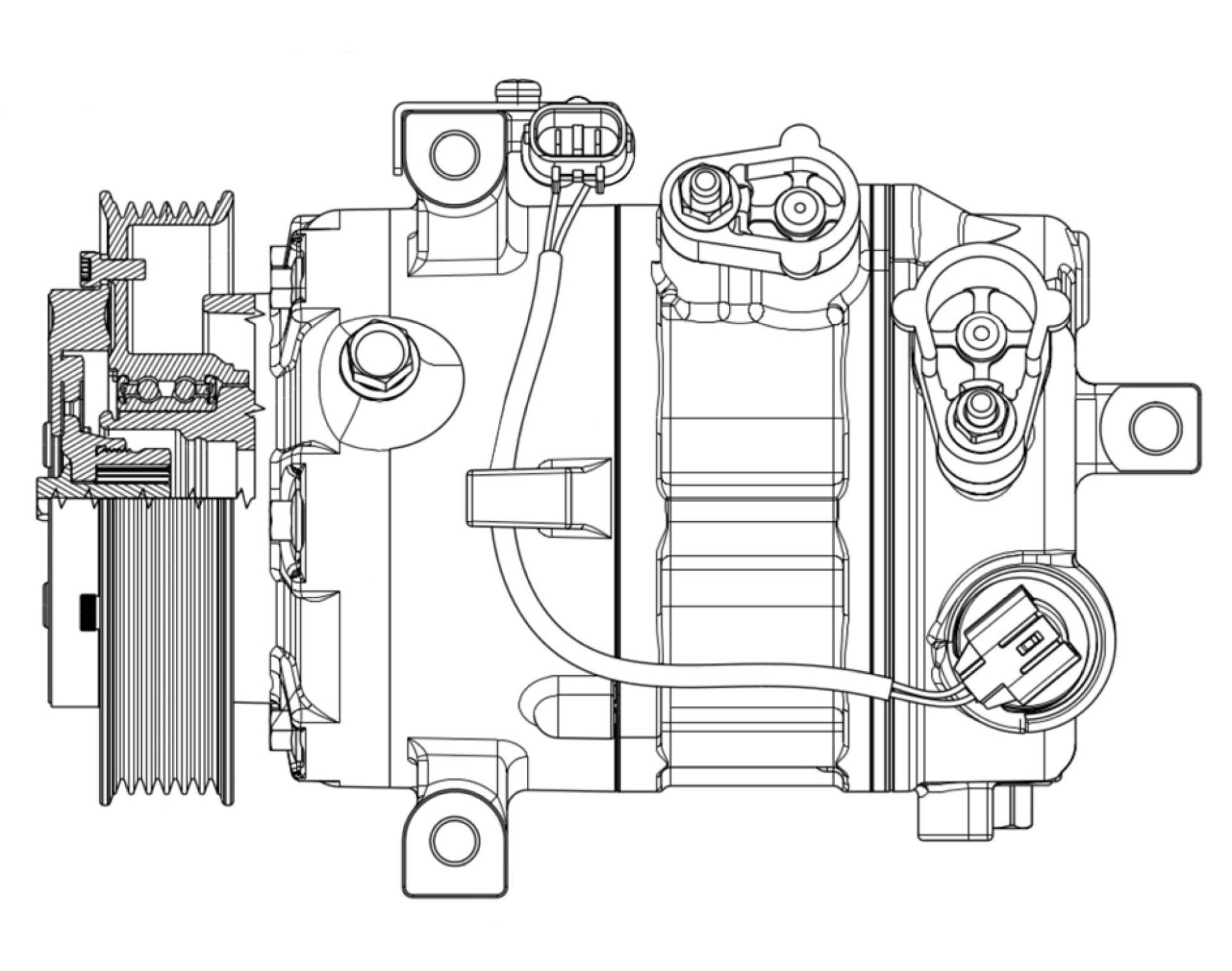 MAHLE ACP 637 000P A/C-Kompressor BEHR PREMIUM LINE von MAHLE