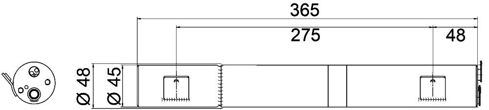 MAHLE AD 286 000P Trockner Klimaanlage u.a. passend für MERCEDES B-KLASSE Sports Tourer (W245) von MAHLE