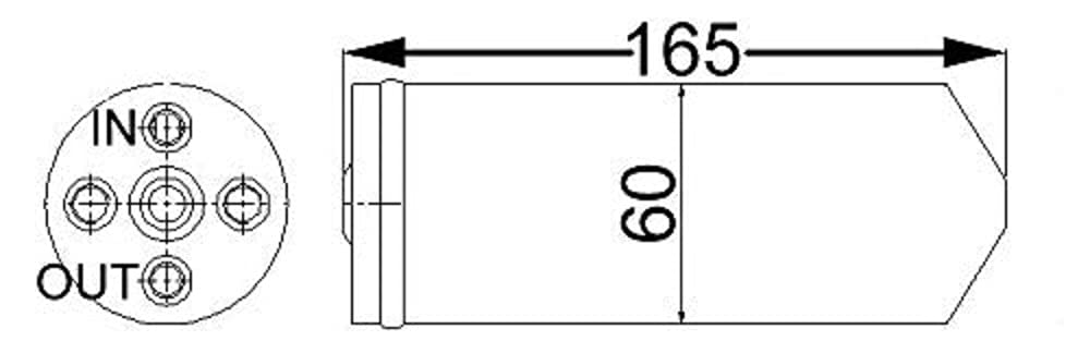 MAHLE AD 61 000S Trockner Klimaanlage u.a. passend für NISSAN TERRANO II (R20) von MAHLE