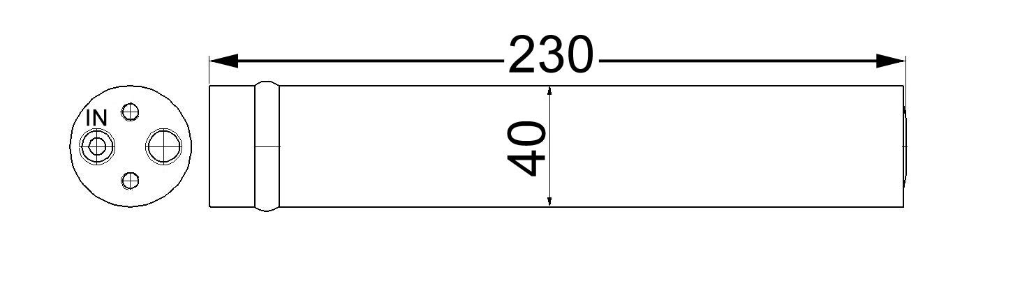 MAHLE AD 63 000S Trockner Klimaanlage u.a. passend für MAZDA 2 (DE_/ DH_) von MAHLE