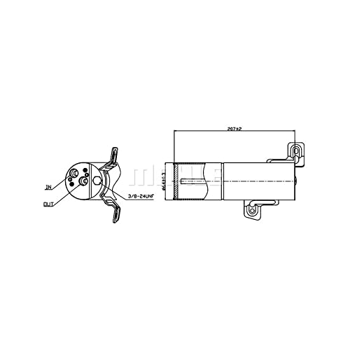 MAHLE AD 90 000S Trockner Klimaanlage u.a. passend für MERCEDES S-KLASSE (W221) von MAHLE