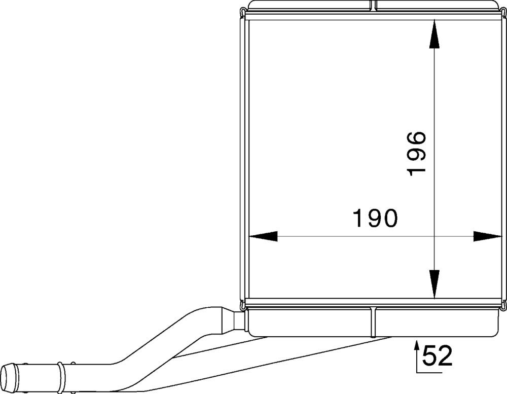 MAHLE AH 228 000P Innenraum-Wärmetauscher BEHR PREMIUM LINE von MAHLE