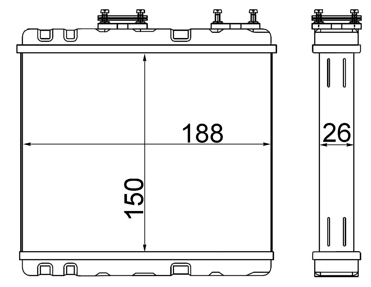 MAHLE AH 247 000S Innenraum-Wärmetauscher BEHR von MAHLE