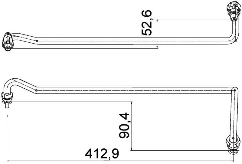 MAHLE AHX 4 000P Ersatzteile für Innenraum-Wärmetauscher BEHR PREMIUM LINE von MAHLE