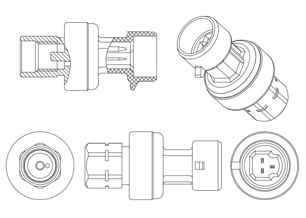 MAHLE ASE 4 000P A/C-Sensor BEHR PREMIUM LINE von MAHLE