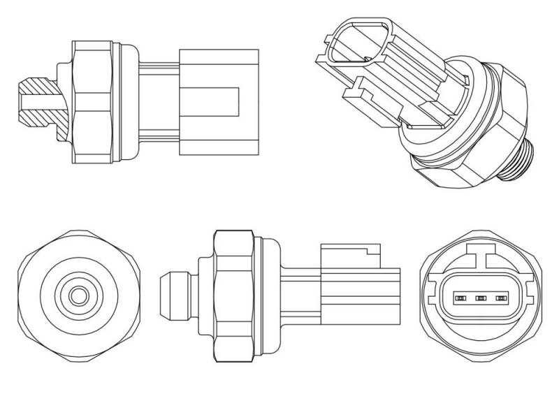 MAHLE ASE 8 000P Druckschalter Klimaanlage u.a. passend für MAZDA CX-5 (KF) von MAHLE