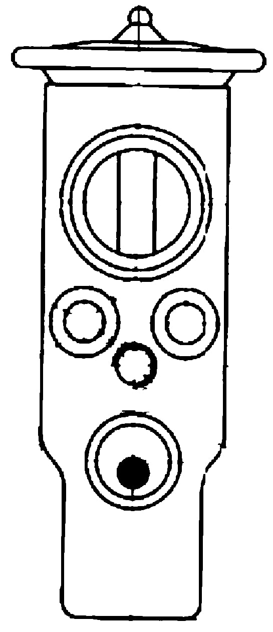 MAHLE AVE 25 000S Expansionsventil Klimaanlage u.a. passend für BMW 5 (F10) von MAHLE