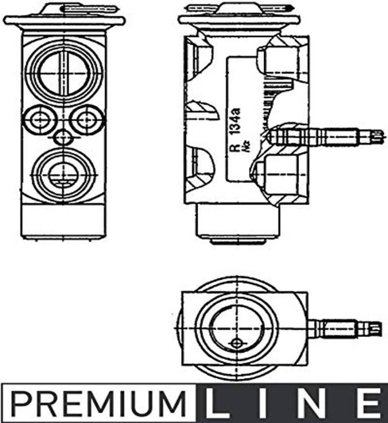 MAHLE AVE 60 000P Expansionsventil und Orifice Tube BEHR PREMIUM LINE von MAHLE