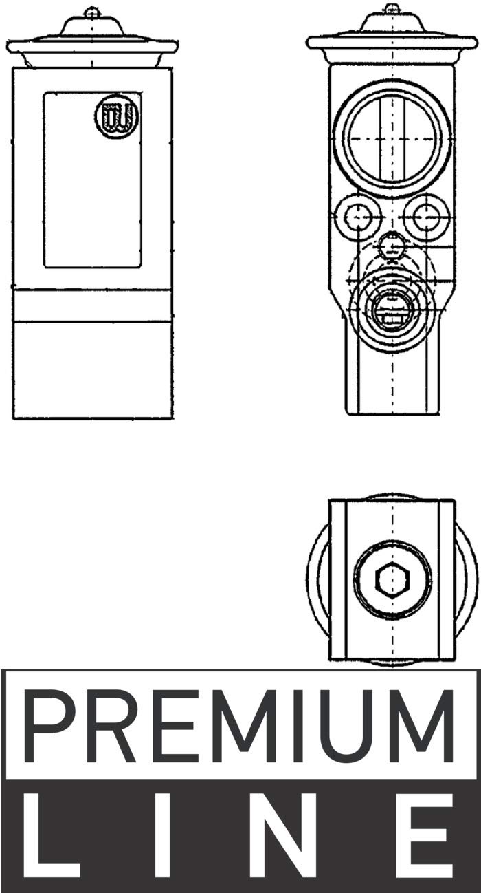 MAHLE AVE 61 000P Expansionsventil und Orifice Tube BEHR PREMIUM LINE von MAHLE
