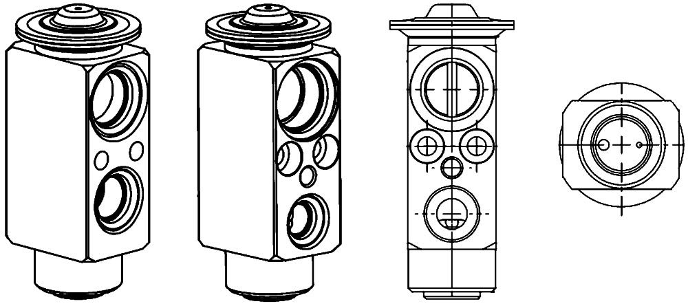 MAHLE AVE 68 000P Expansionsventil und Orifice Tube BEHR PREMIUM LINE von MAHLE