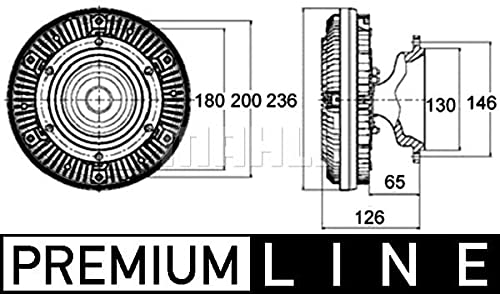 MAHLE CFC 133 000P Lüfterkupplung BEHR PREMIUM LINE von MAHLE