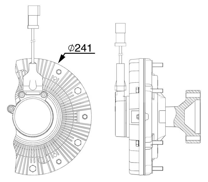 MAHLE CFC 254 000P Lüfterkupplung BEHR PREMIUM LINE von MAHLE