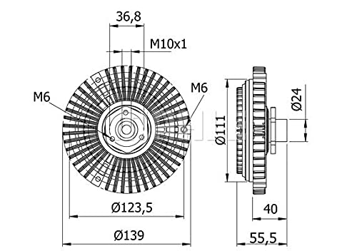 MAHLE CFC 46 000S Lüfterkupplung BEHR von MAHLE